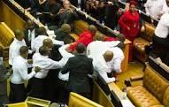 EFF being taken out of the Parliament during the State of the Nation (SONA)